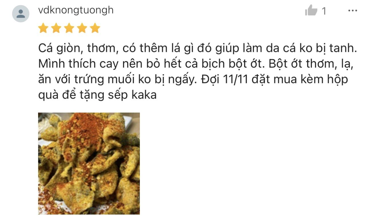 Da cá trứng muối "I AM CÁ" | CÁ TOÉ LỬA | 50 Gram