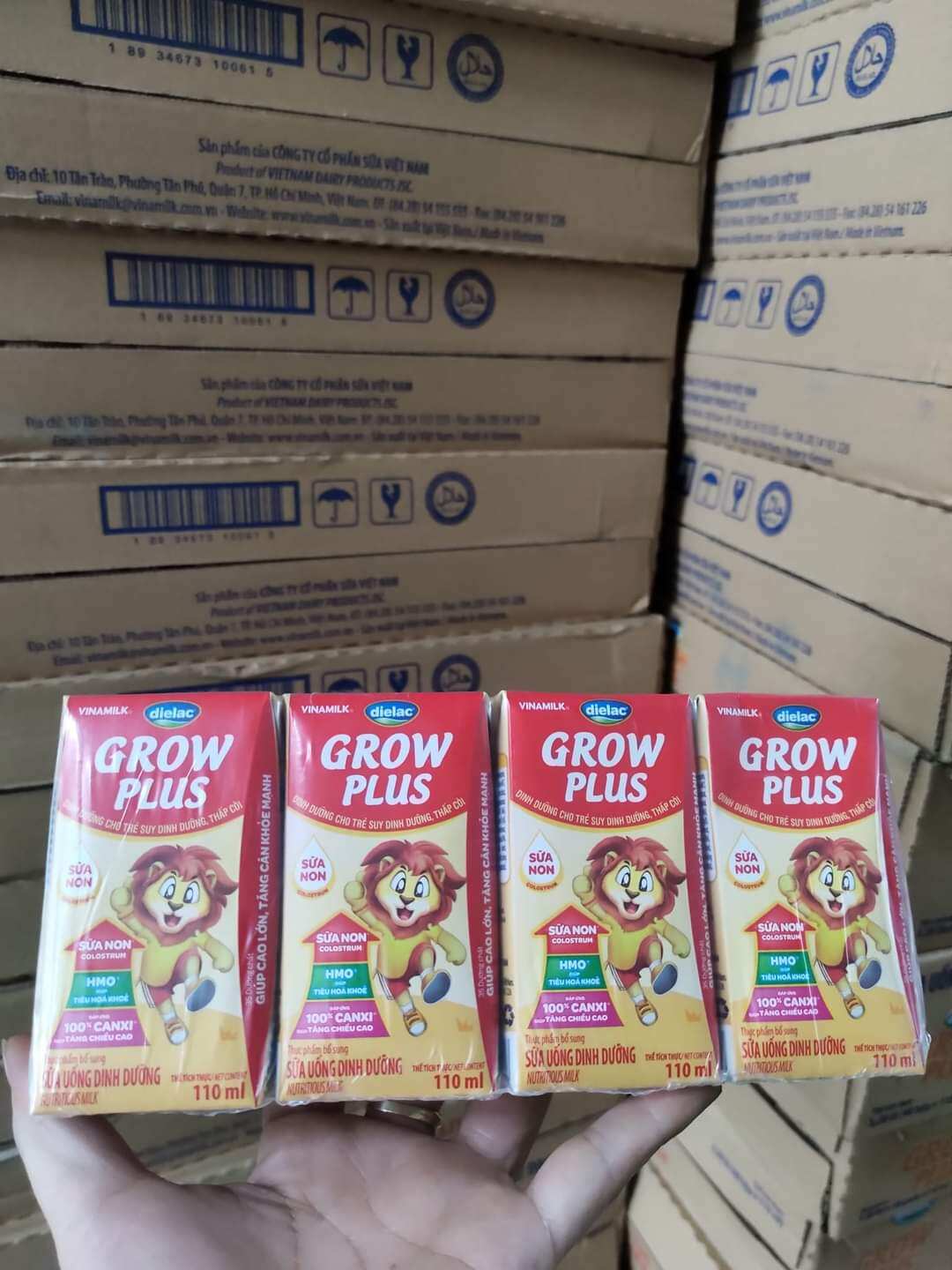 Sữa Grow plus+ đỏ hộp pha sẵn 110ml