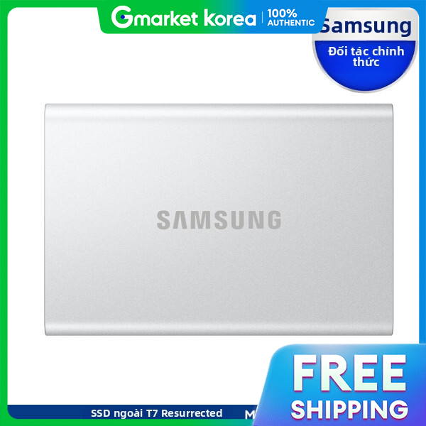 Samsung | Samsung External Ssd T7 Resurrected 4Tb Mu-Pd4T0G/Ww Genuine Pouch_K Giá 32,895,750 Đồng*Miễn phí vận chuyển