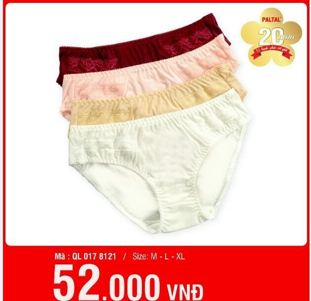 Combo 5 quần lót cao cấp Paltal