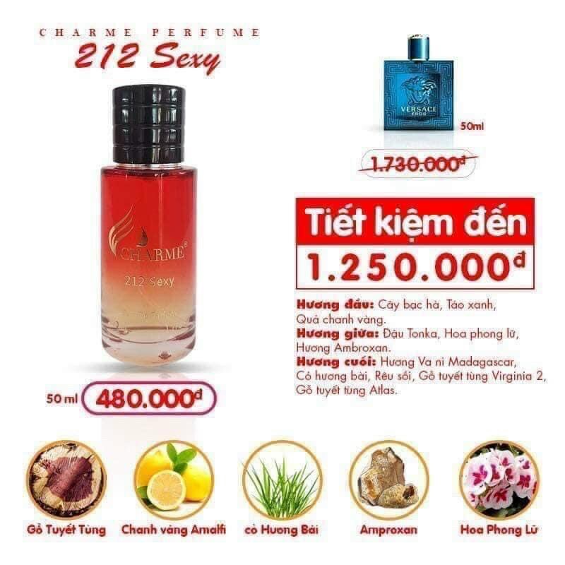 Nước hoa nam sexy 212 50ml.