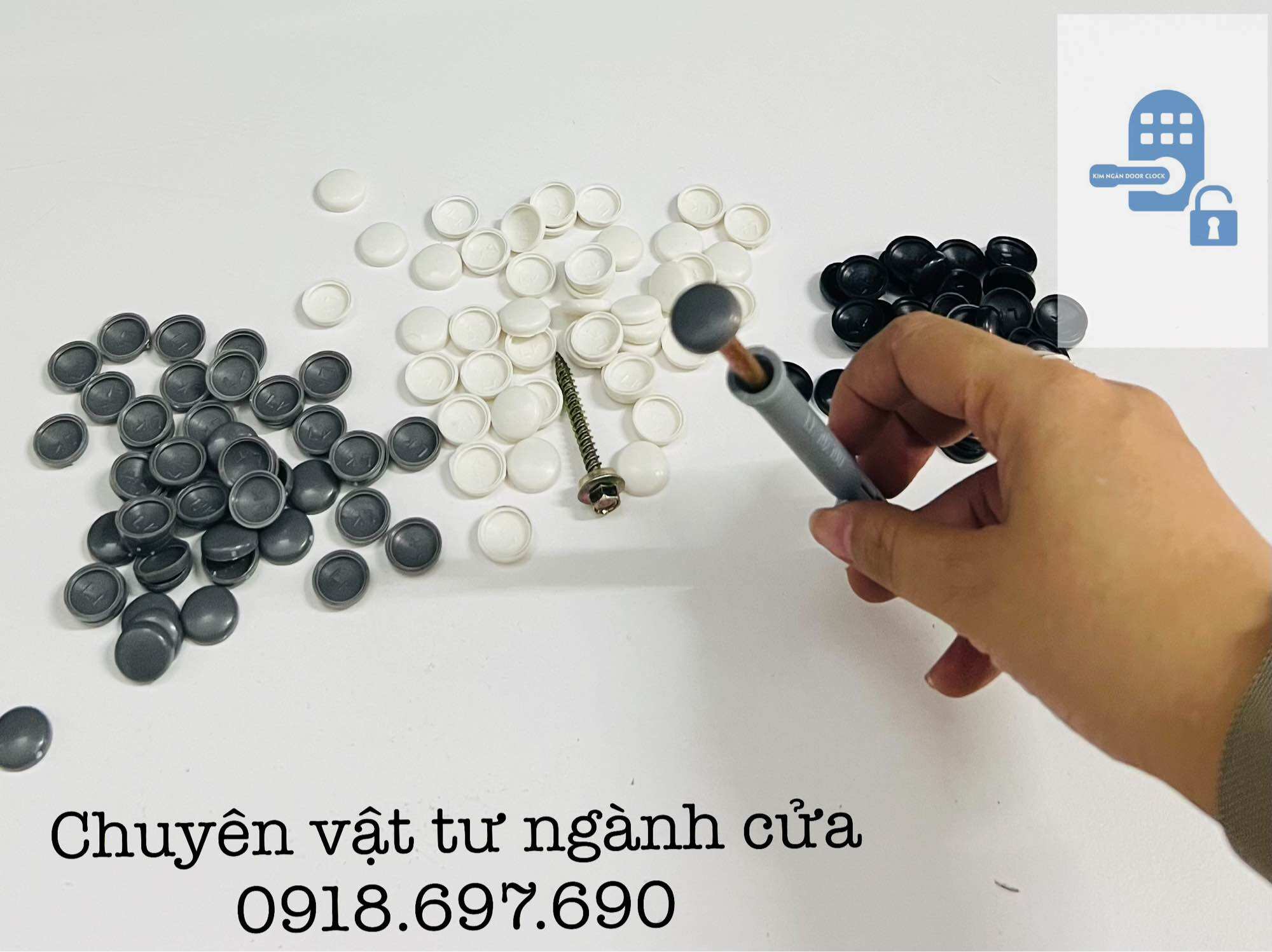 [Bịch 100cái] Nắp chụp mủ đầu vít - Nắp chụp nổi