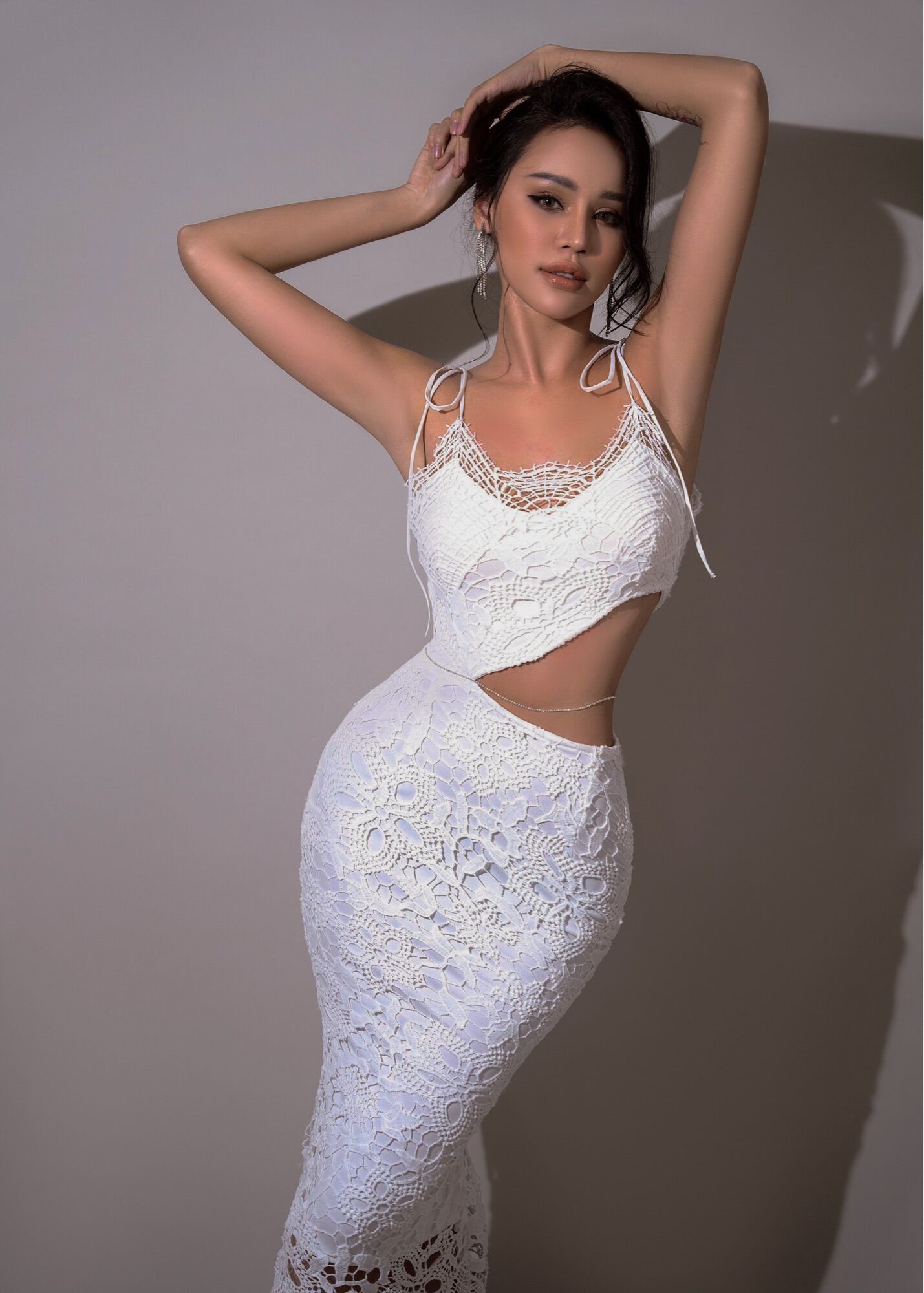 Đầm dự tiệc ôm body vải ren LACHARME Mermaid dress