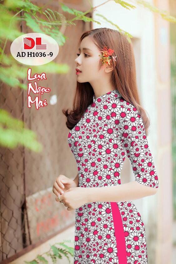 [HCM]Vải áo dài hoa cúc