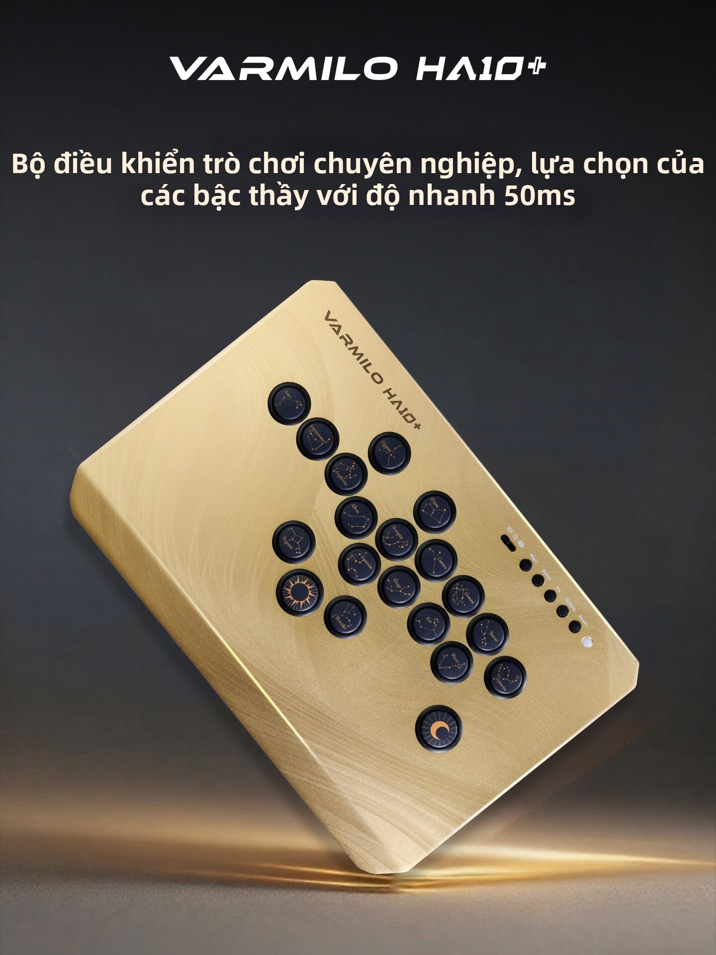 Varmilo | Bàn Điều Khiển Trò Chơi Arcade Chuyên Nghiệp SOCD 1ms Delay