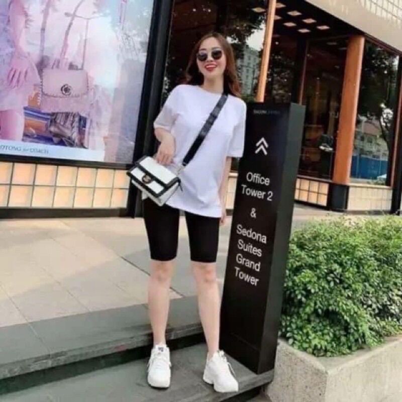 [ Rẻ vô địch ] Quần legging lửng cạp cao lưng thun