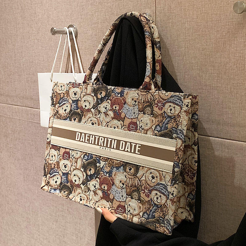 Túi Tote Đeo Chéo Dung Tích Lớn Cho Nữ 2025 Túi Tote Dệt Nút Túi Đeo Vai Thường Ngày Dễ Thương Dệt Nút Túi Tote Dệt Nút