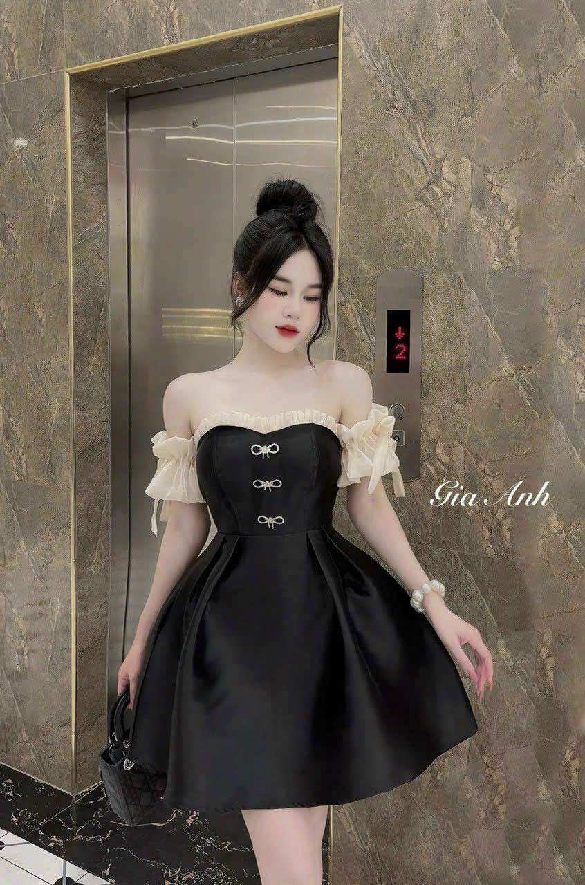 (SHOP BIGSIZE NỮ 50KG ĐẾN 90KG) đầm tapta xoè ngắn