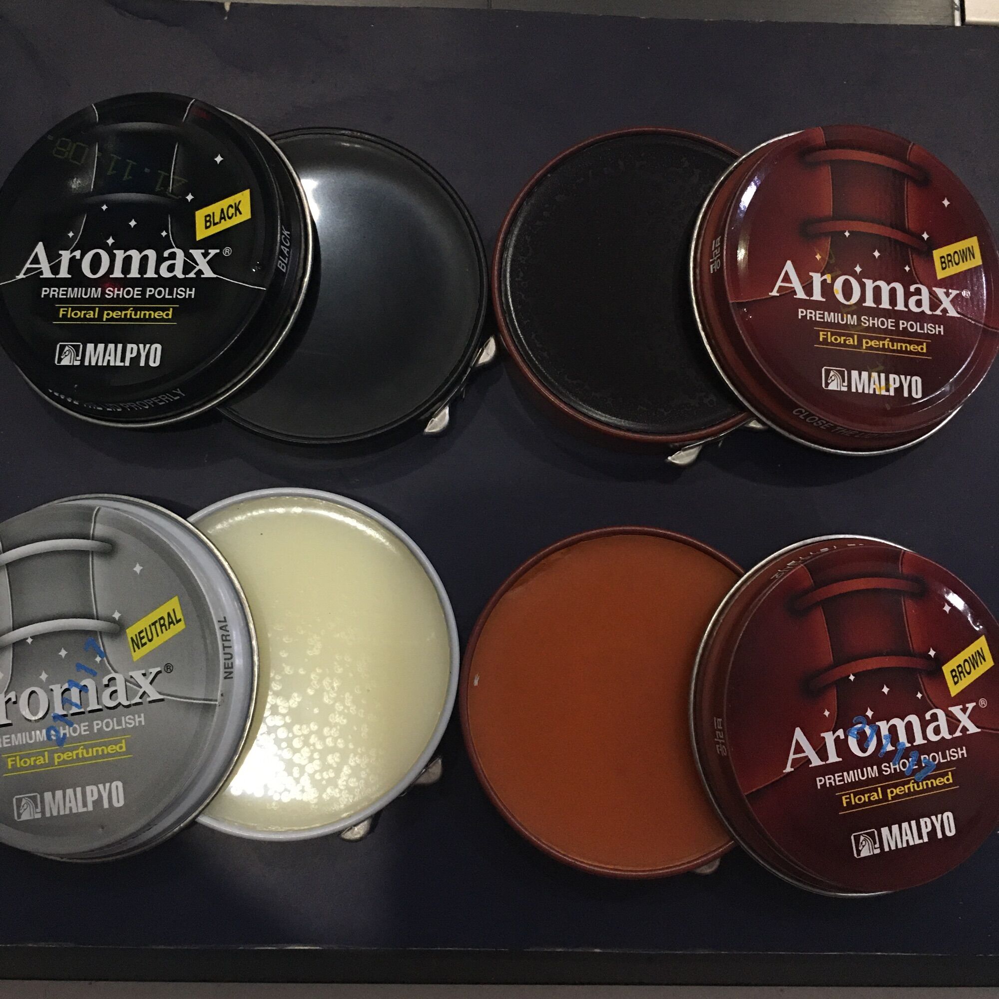 Xi đánh giày Aromax Hàn Quốc (đen , nâu , vàng , không màu)