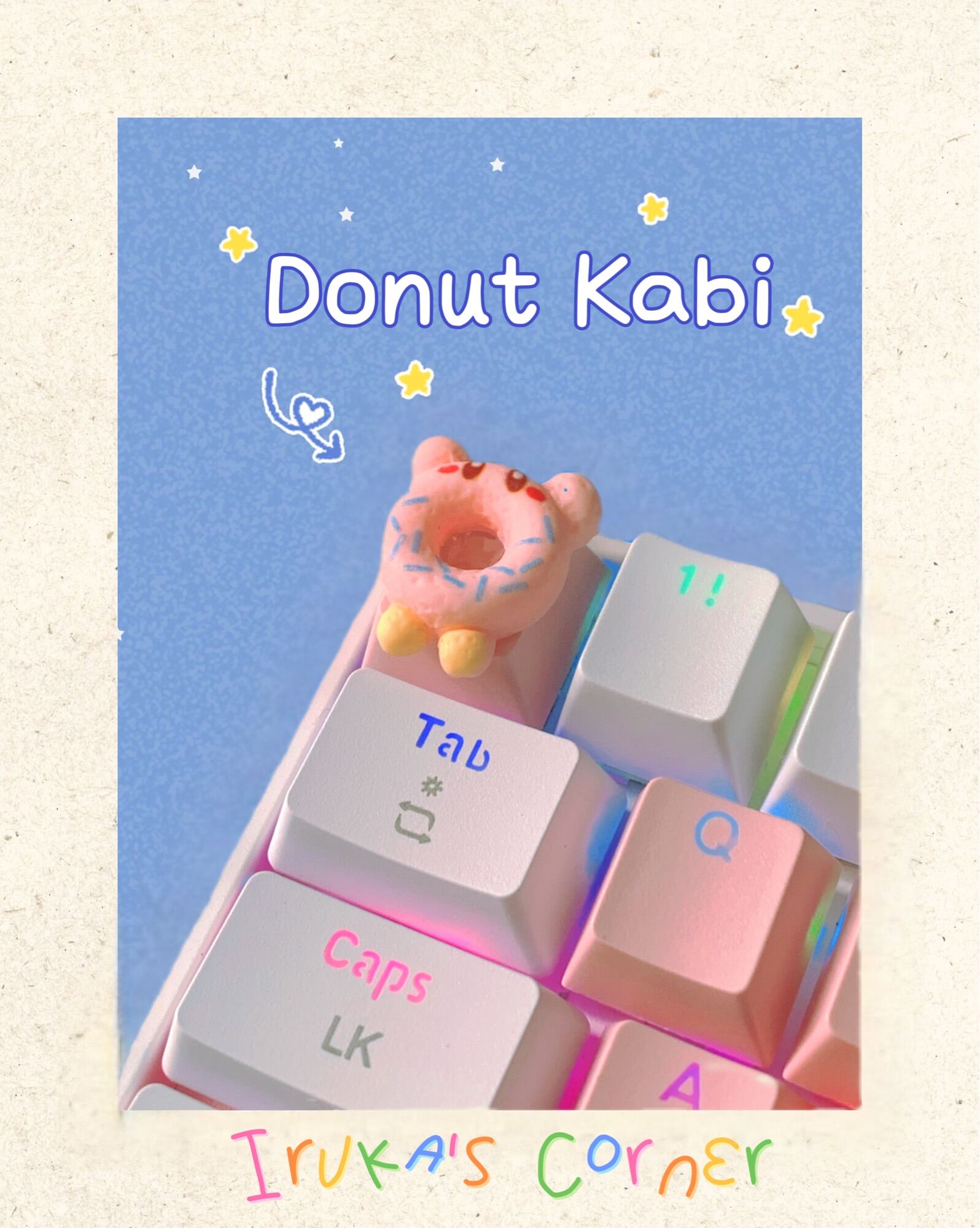 [LIMIT]✨Keycap nhân vật hoạt hình Ngôi sao Kabi Nút bàn phím cơ ABS doubleshot✨🌷✨