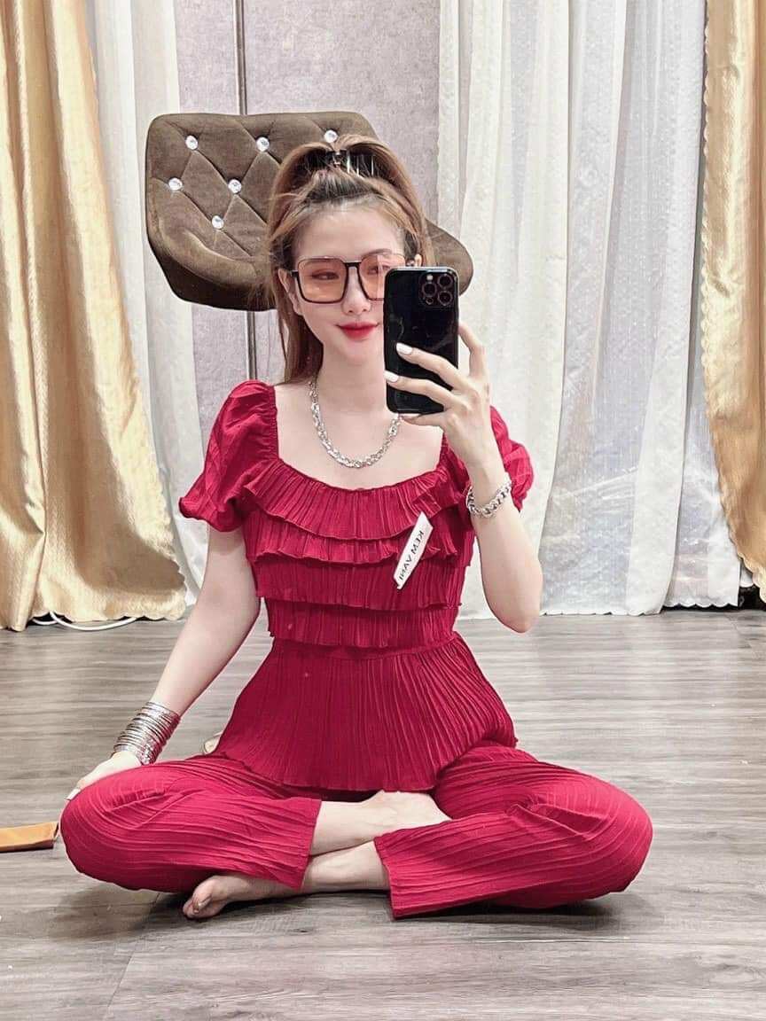 Sét bèo tay phồng vải đũi