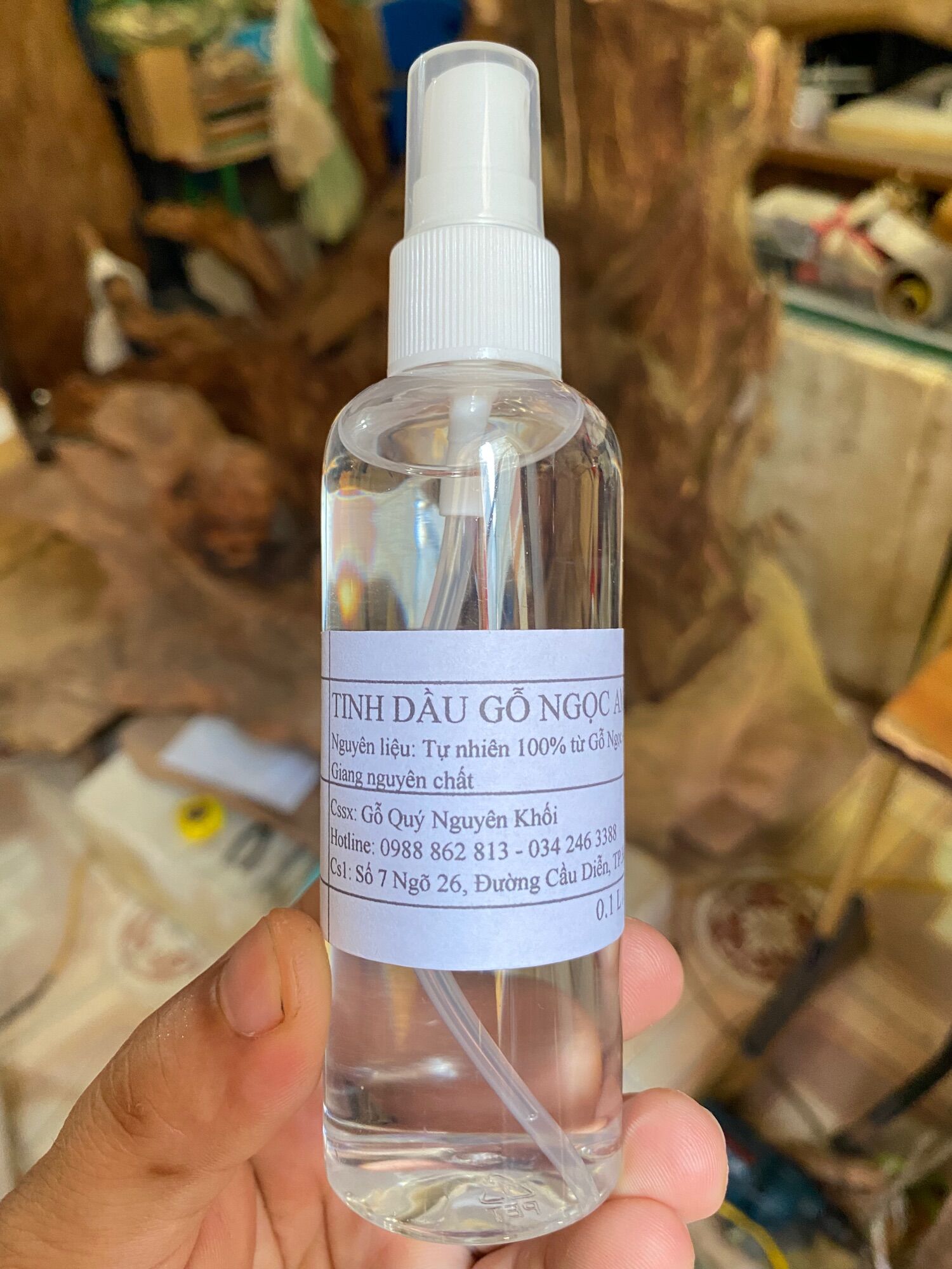 Tinh Dầu Gỗ Ngọc Am Đỏ Hà Giang (100ml)
