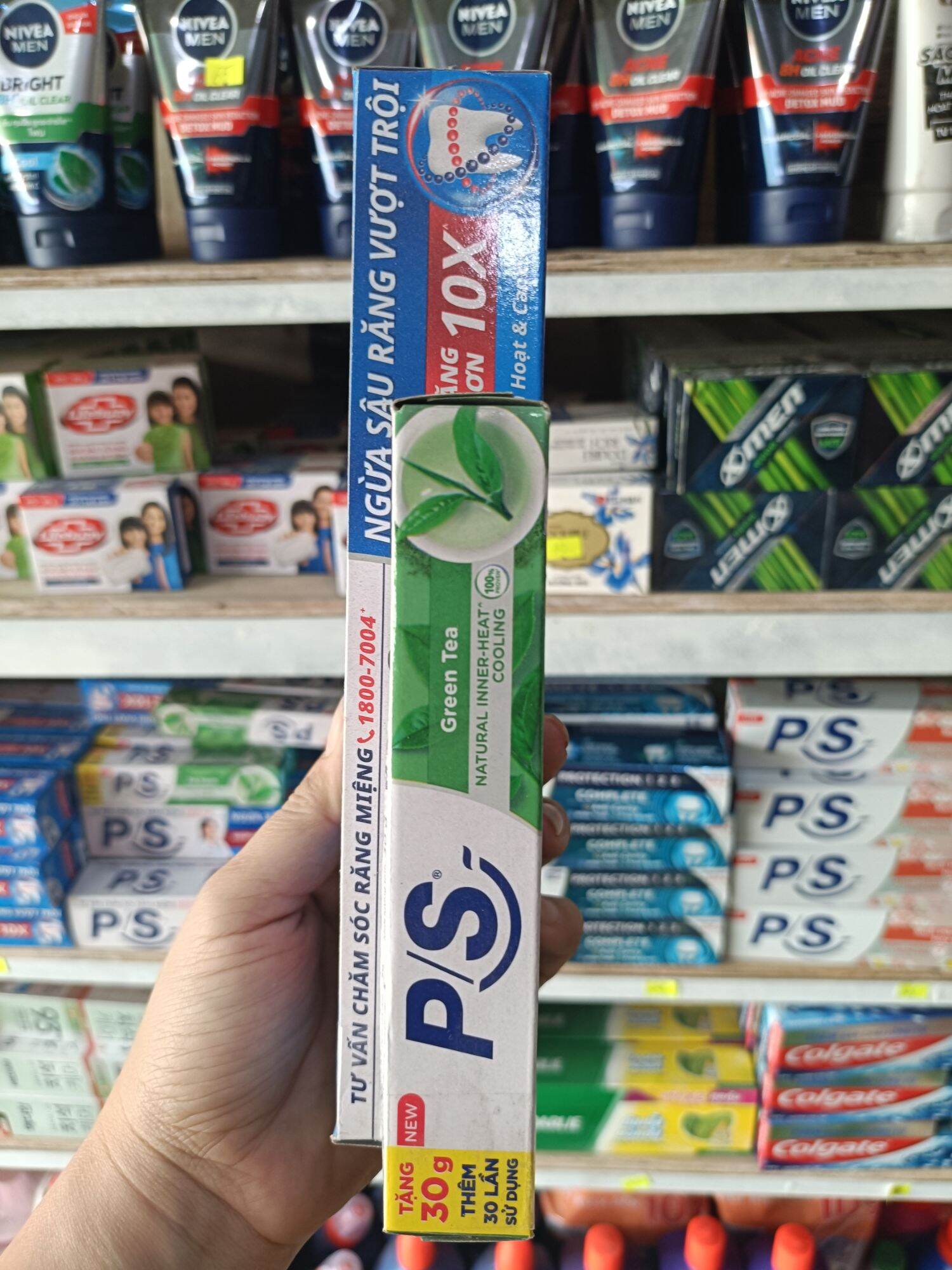 Kem đánh răng PS ngừa sâu răng vượt trội 180g. 