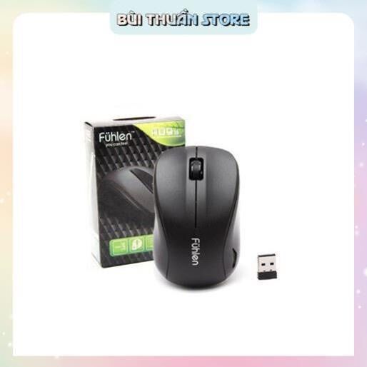Chuột không dây Fuhlen A09B Optical Wireless Đen