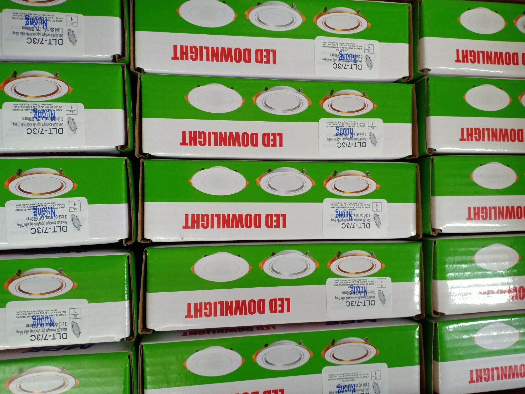 Led âm trần 7W d90 3màu MPE