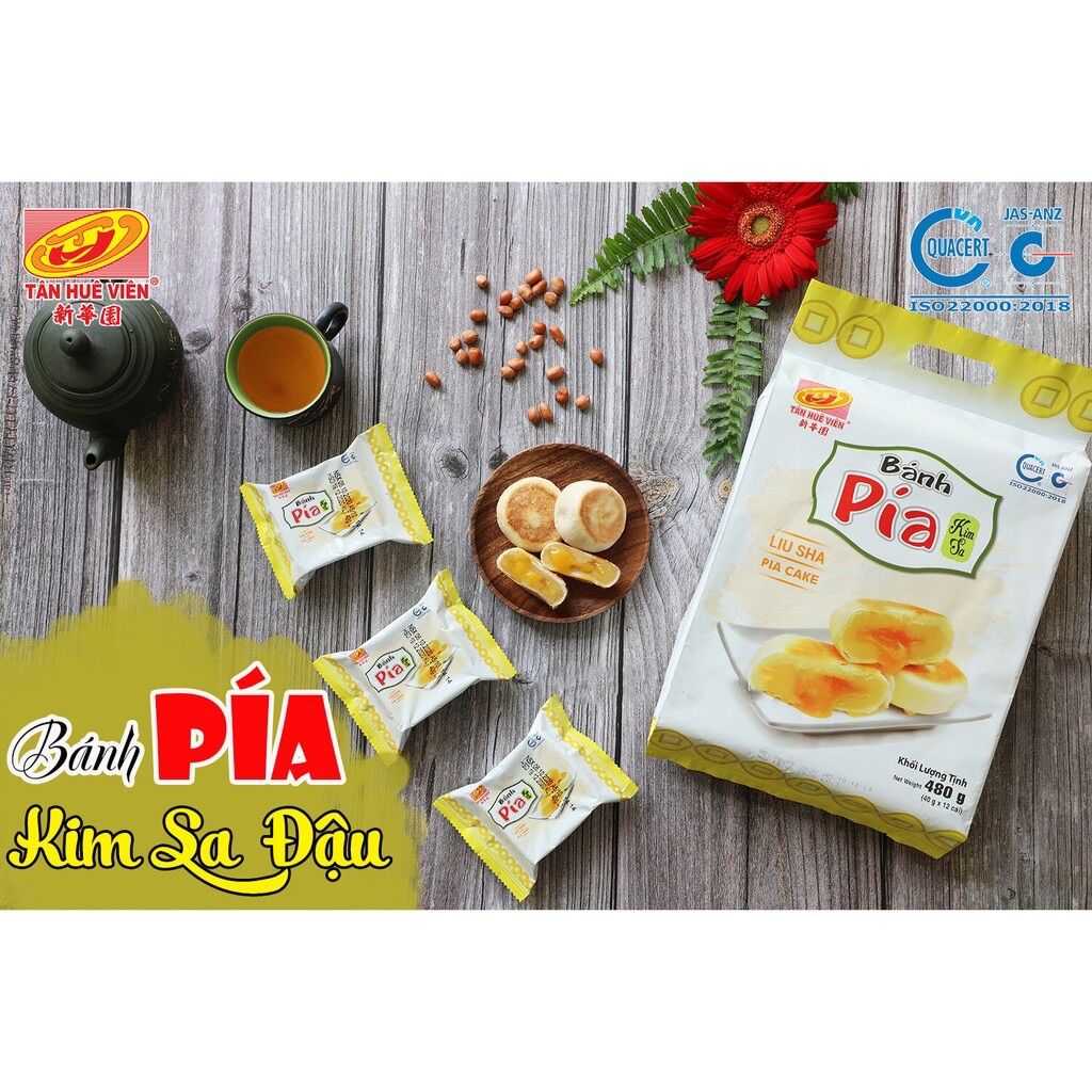 COMBO 12 BÁNH PÍA TÂN HUÊ VIÊN(NGẪU NHIÊN)