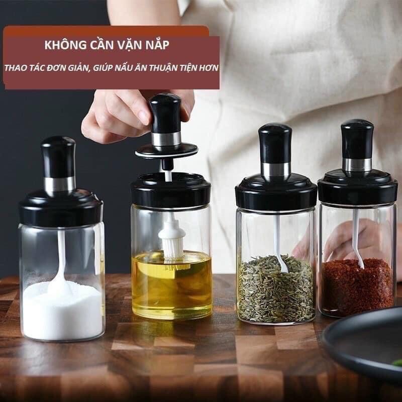 Lọ đựng gia vị thuỷ tinh