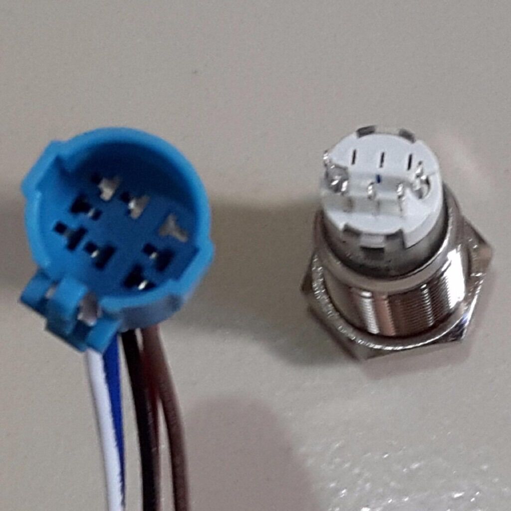 Công tắc Led, Độ đèn xe máy, Tặng jack