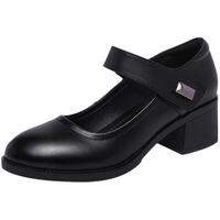 Giày Nữ Đế Dày Trung Bình, Mũi Tròn, Đế Mềm, Cổ Thấp