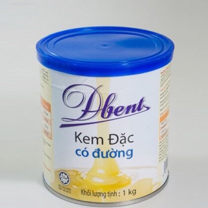 Kem đặc / Sữa đặc Dbent nhập khẩu Malaysia 1kg