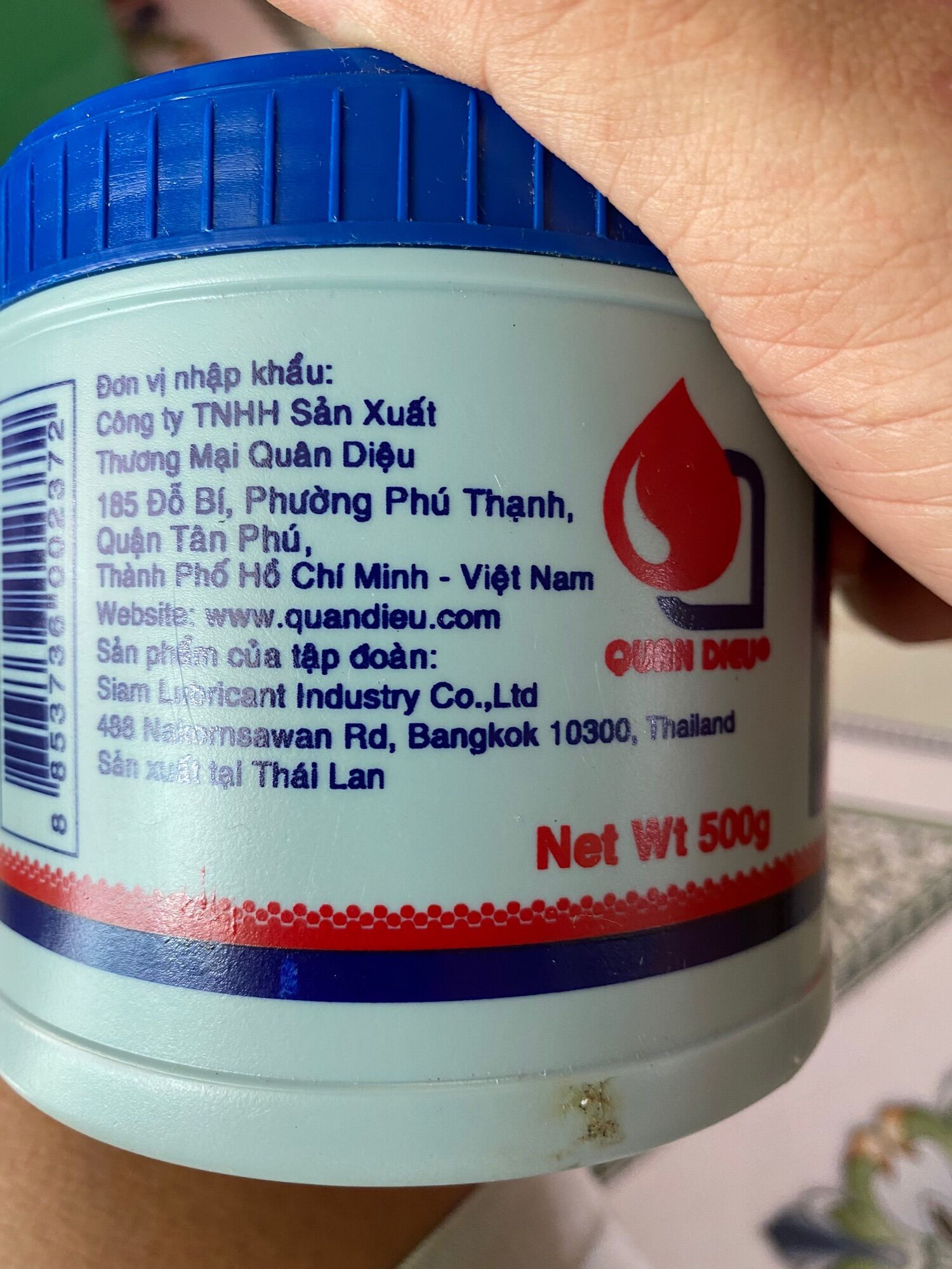 Mỡ bò bôi trơn cá sấu Thái Lan 500g