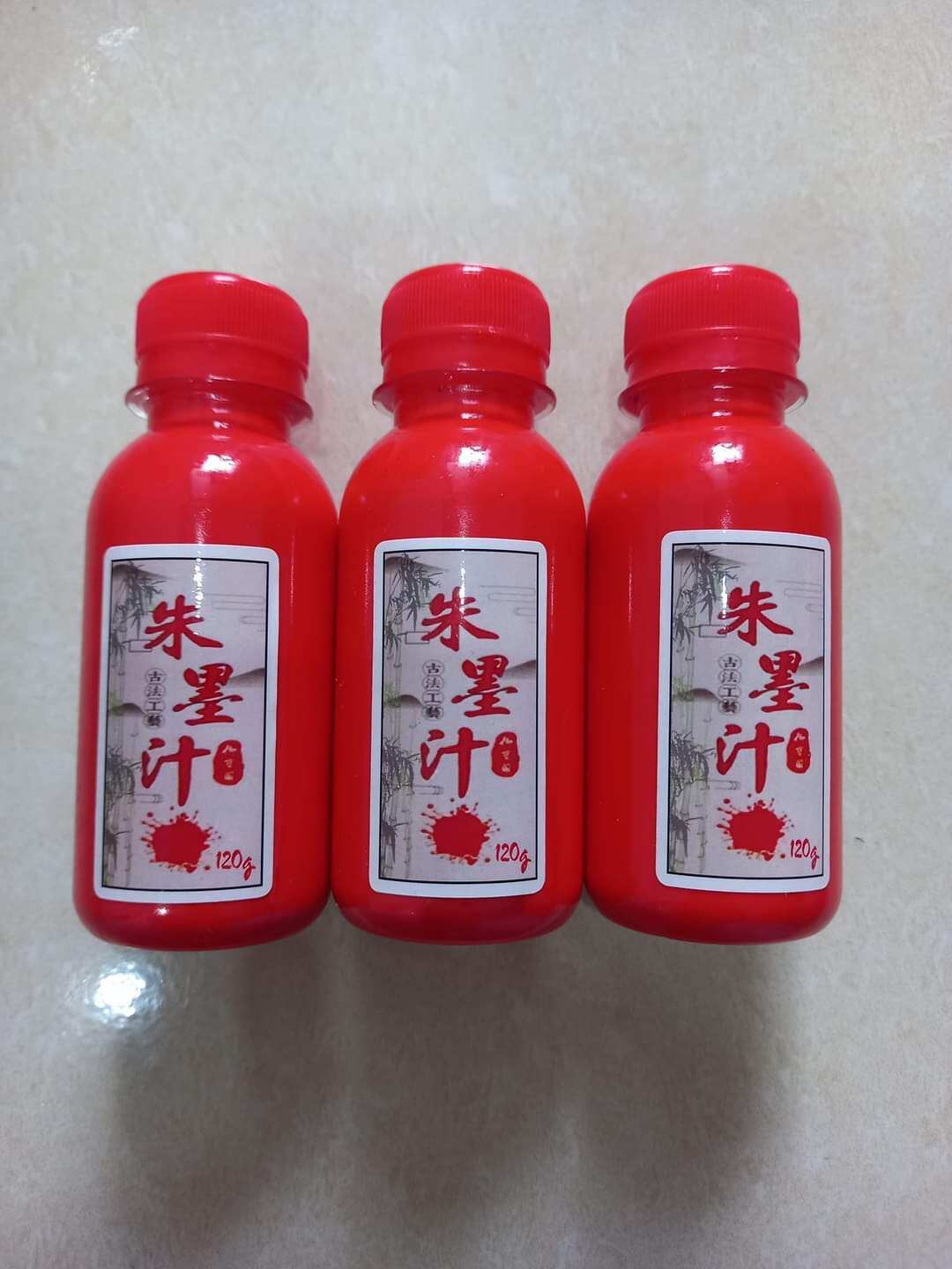 Mực đỏ chu sa 120g màu đỏ tươi