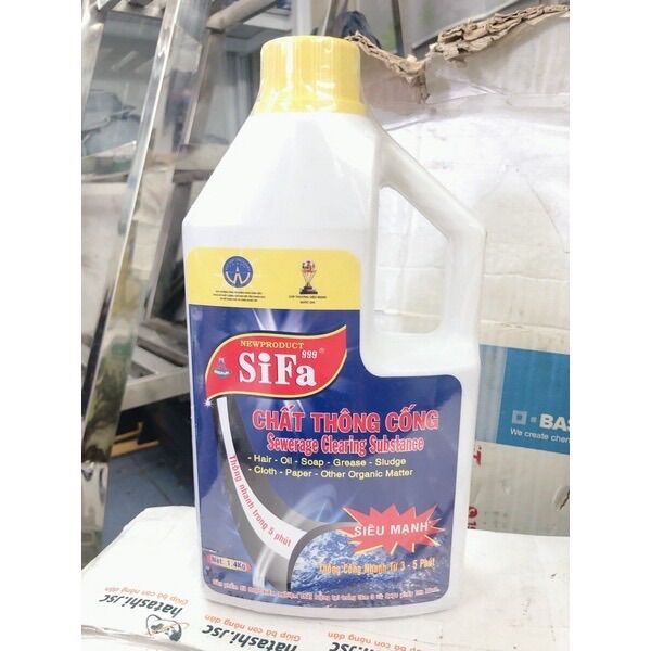 Thông cống, bồn cầu SIFA999 - 1400ml SIÊU MẠNH