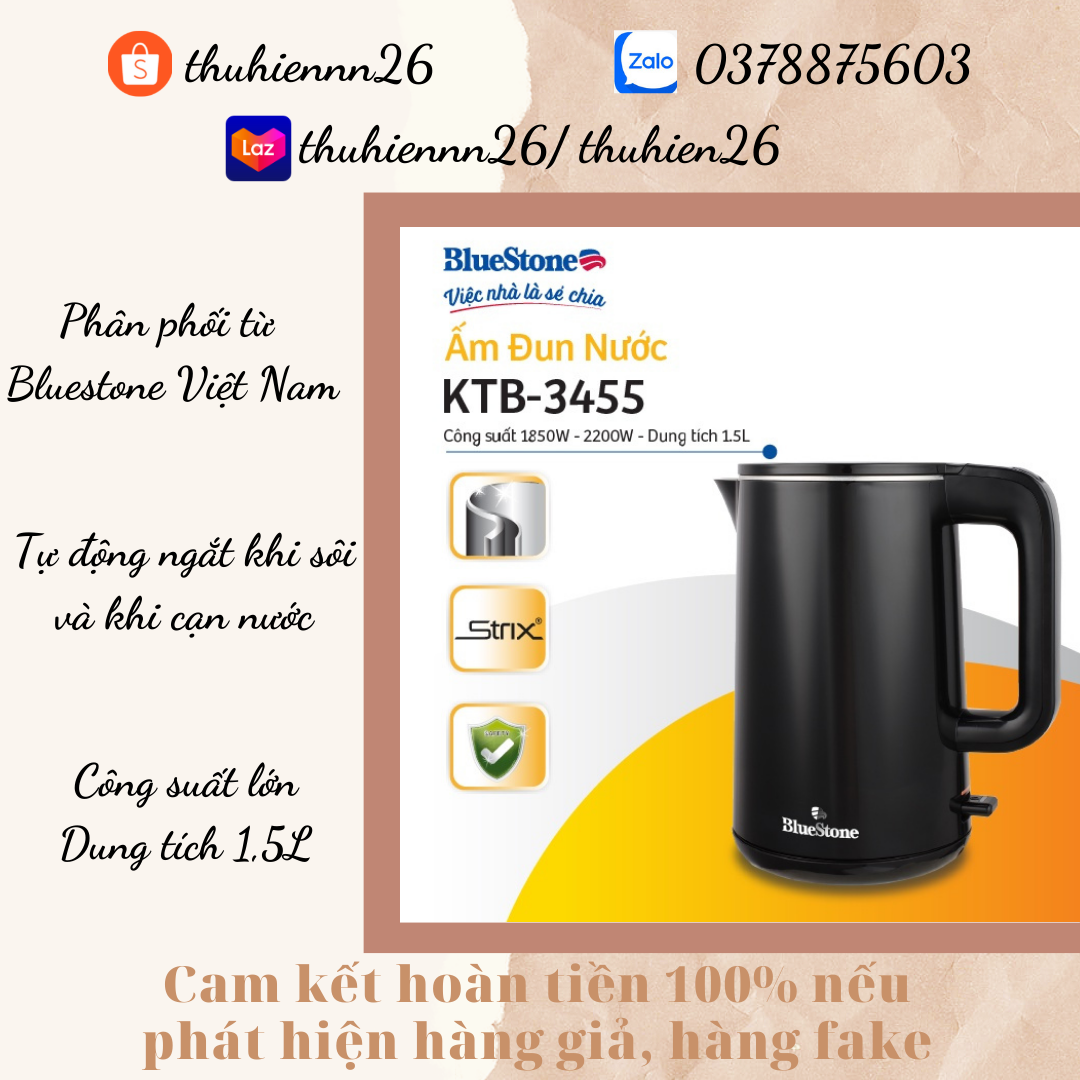 Ấm đun nước bluestone ktb-3455