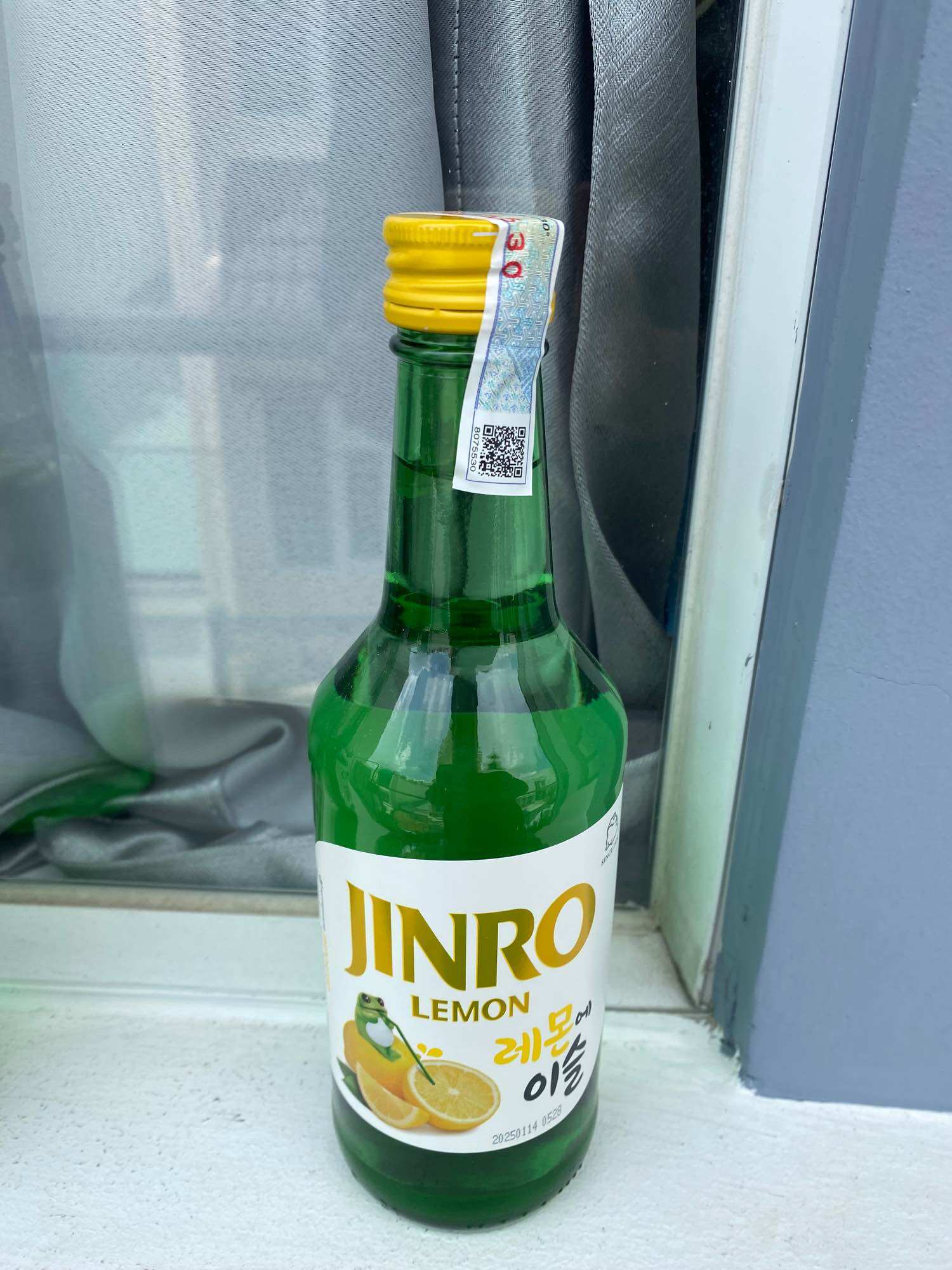 Rượu Sô chu Hàn Quốc Soju JINRO 13% 360ml -Vị Chanh