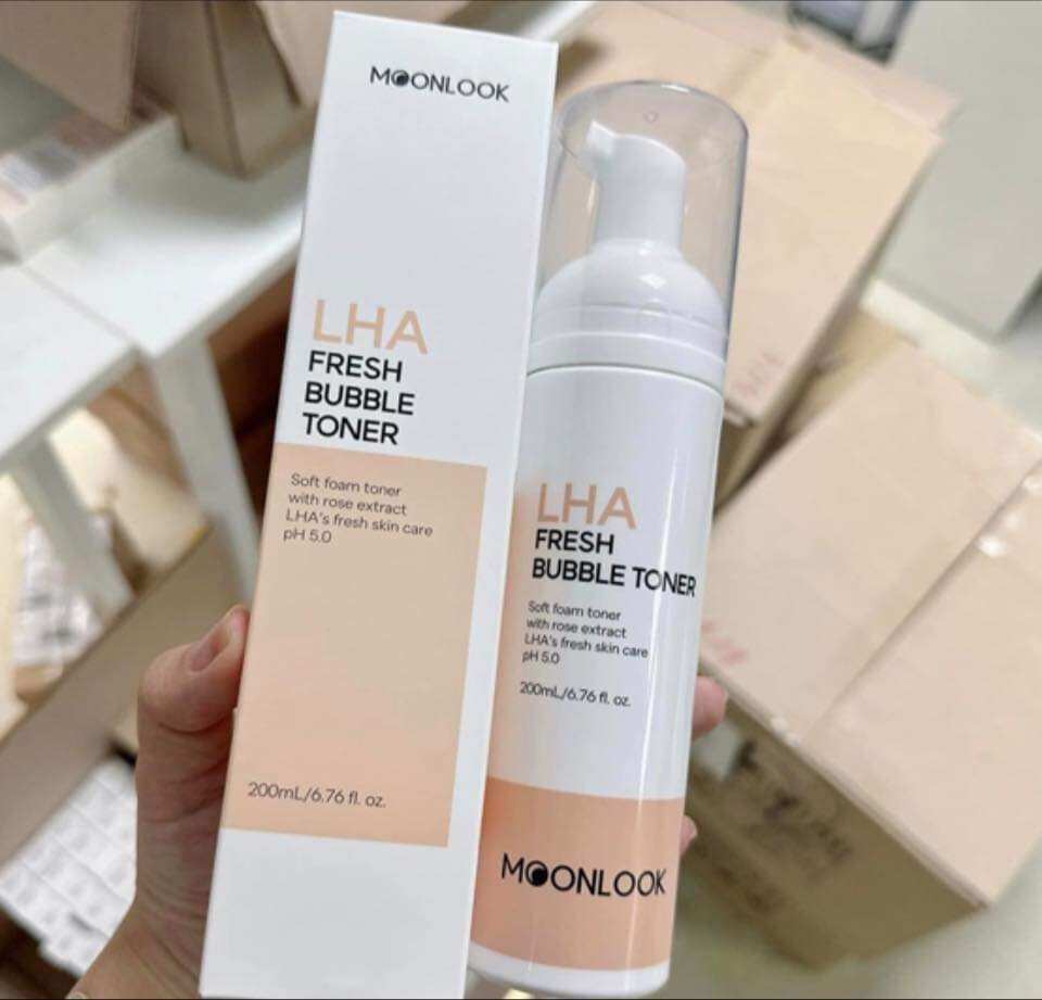 Toner Dạng Bọt MoonLook LHA Fresh Bubble Toner