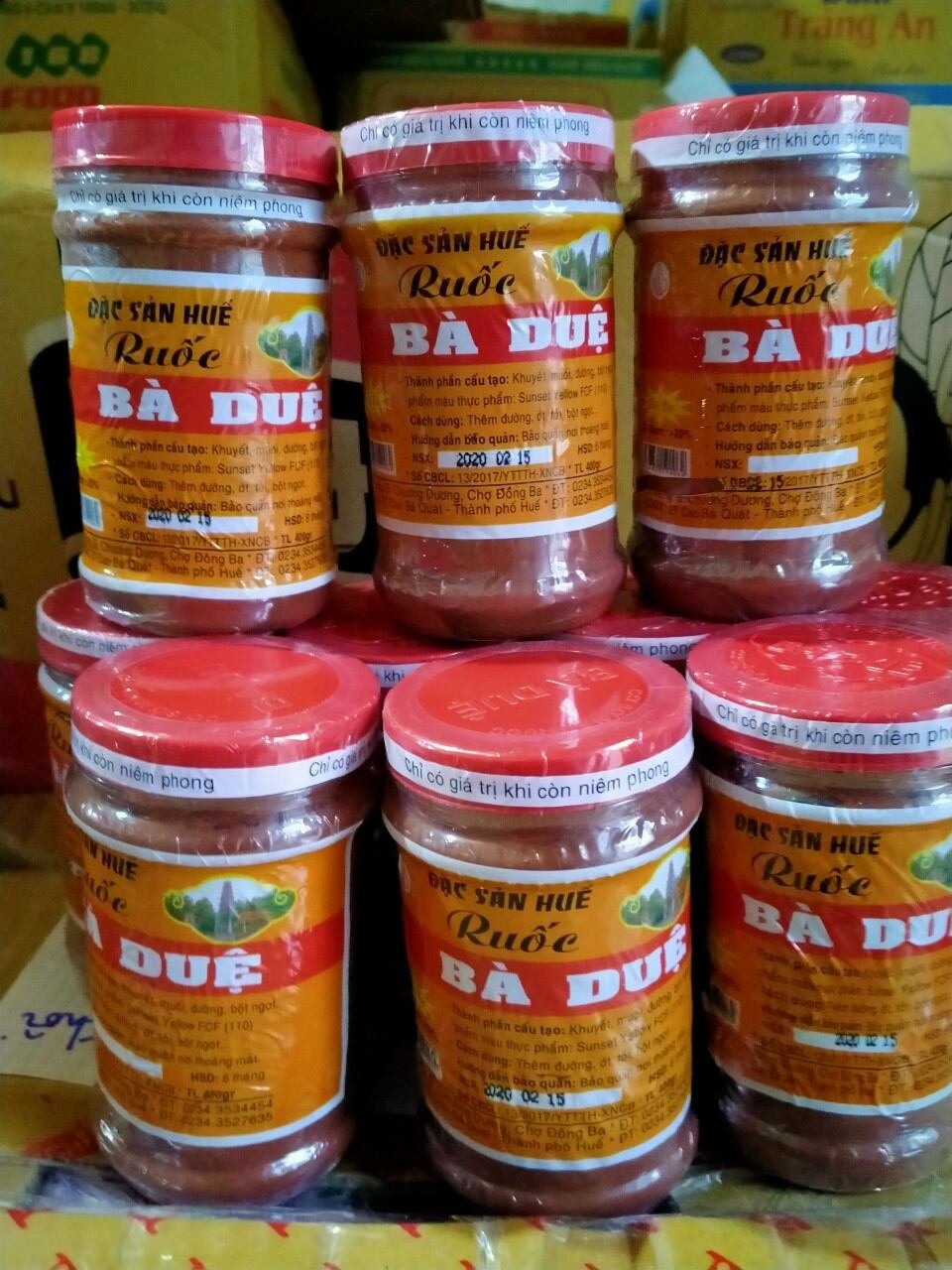 Mắm ruốc Bà Duệ 400g