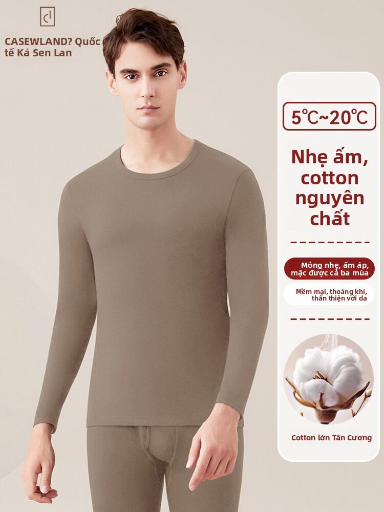 CASENLAND | Warm Cotton Lightweight Underwear Set for Men Giá 697,000 Đồng*Miễn phí vận chuyển