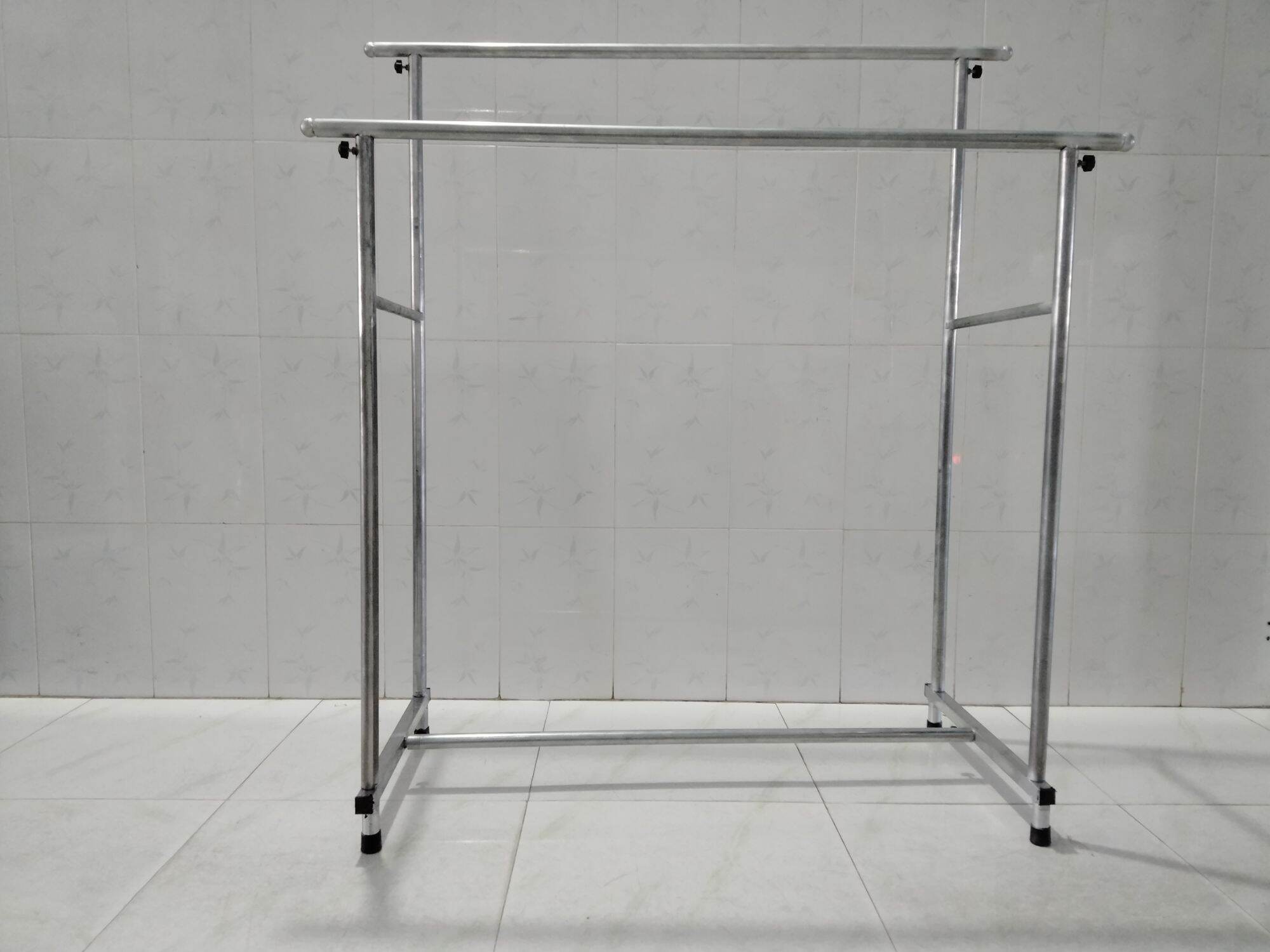 Sào Phơi đôi ko khoen ko bxe sắt thép ko gỉ phi 25 dày chắc chắn siêu bền