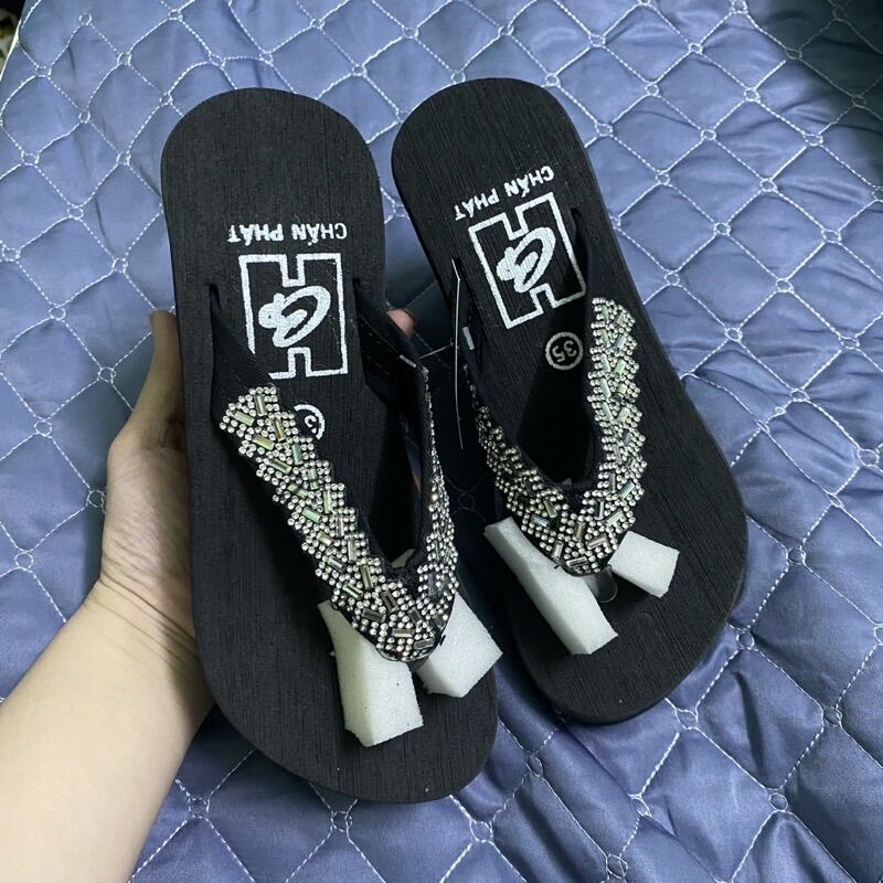 Dép xốp quai kẹp cao 7p, 9p