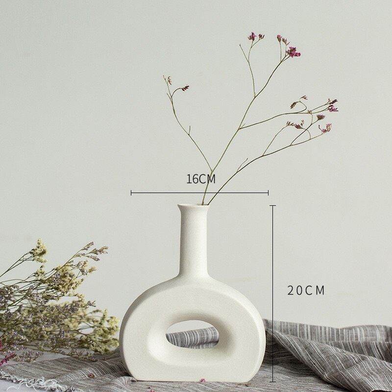 Bình gốm Nordic phong cách vintage - may.decor -