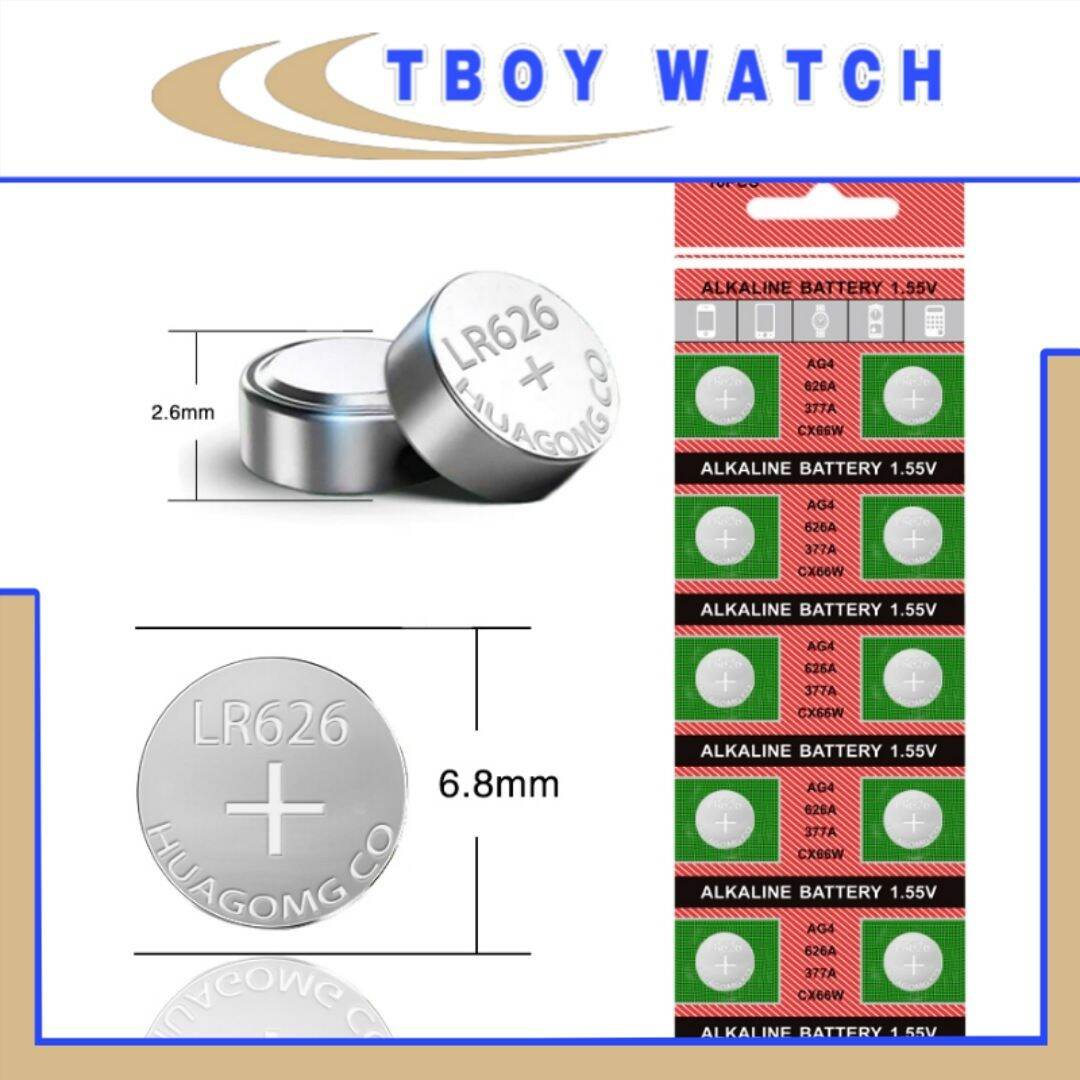 10 VIÊN | Pin đồng hồ đeo tay phổ thông giá rẻ Pin cúc áo 1.5V AG4 377A CX177 LR626