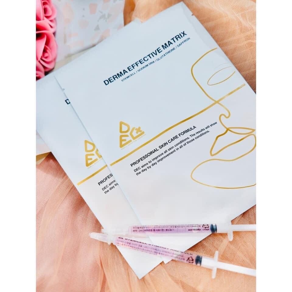 2 miếng - siêu phẩm combo mặt nạ kèm serum Derma Effective Matrix MS chuyên Spa chính hãng Korea