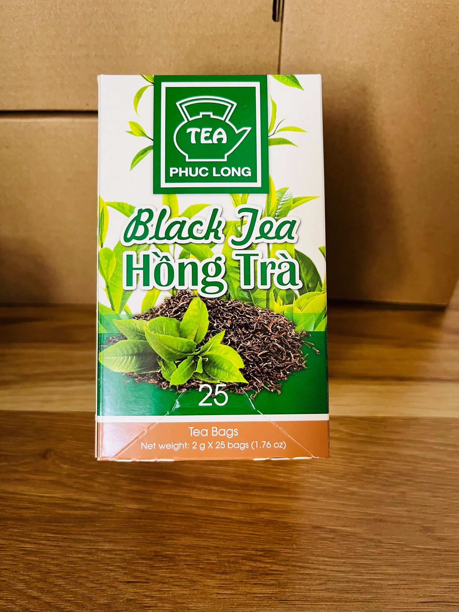 Hồng Trà Túi Lọc Phúc Long 25 tép 2g