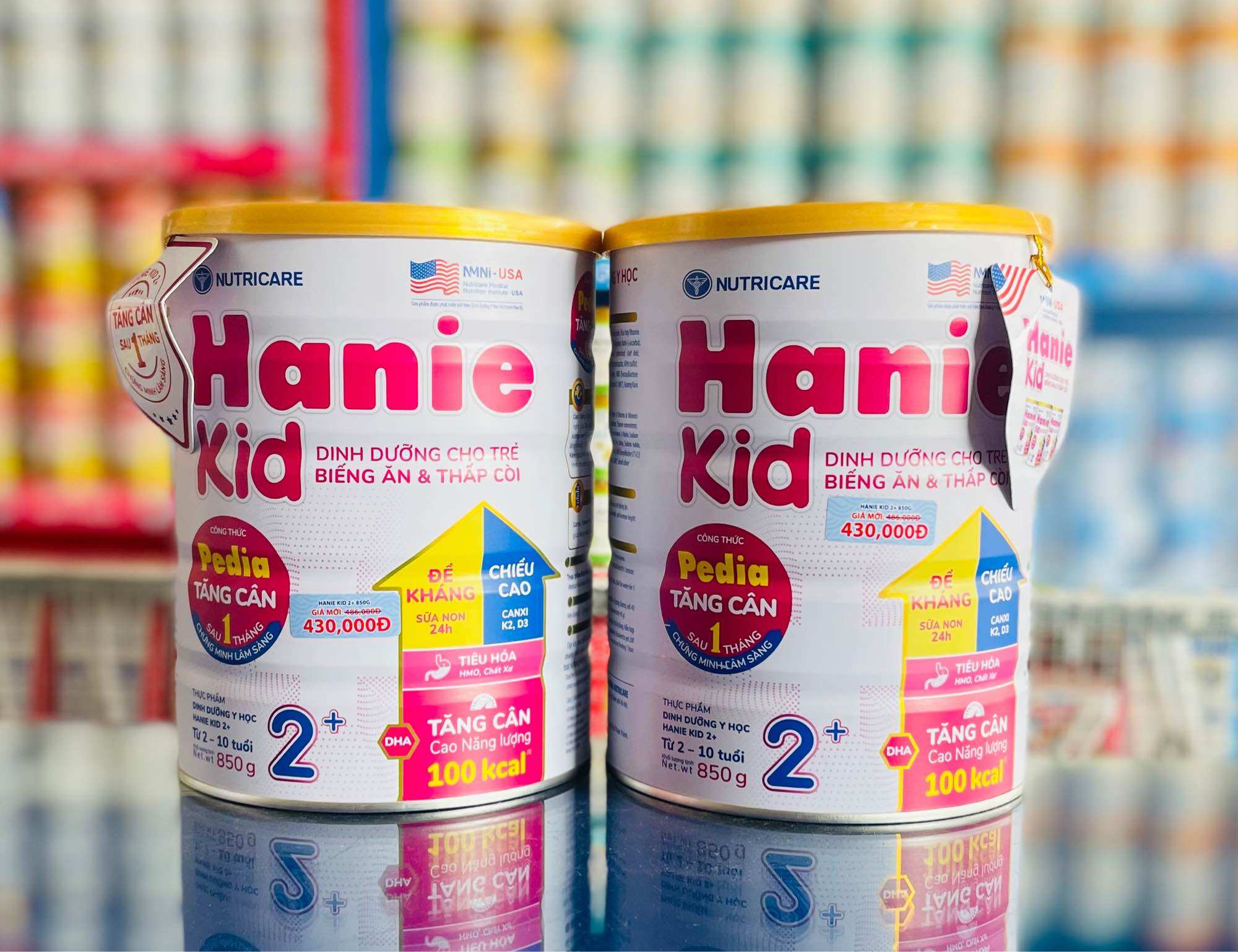 [Combo 2 lon] Sữa bột Hanie kid 1+ 850g