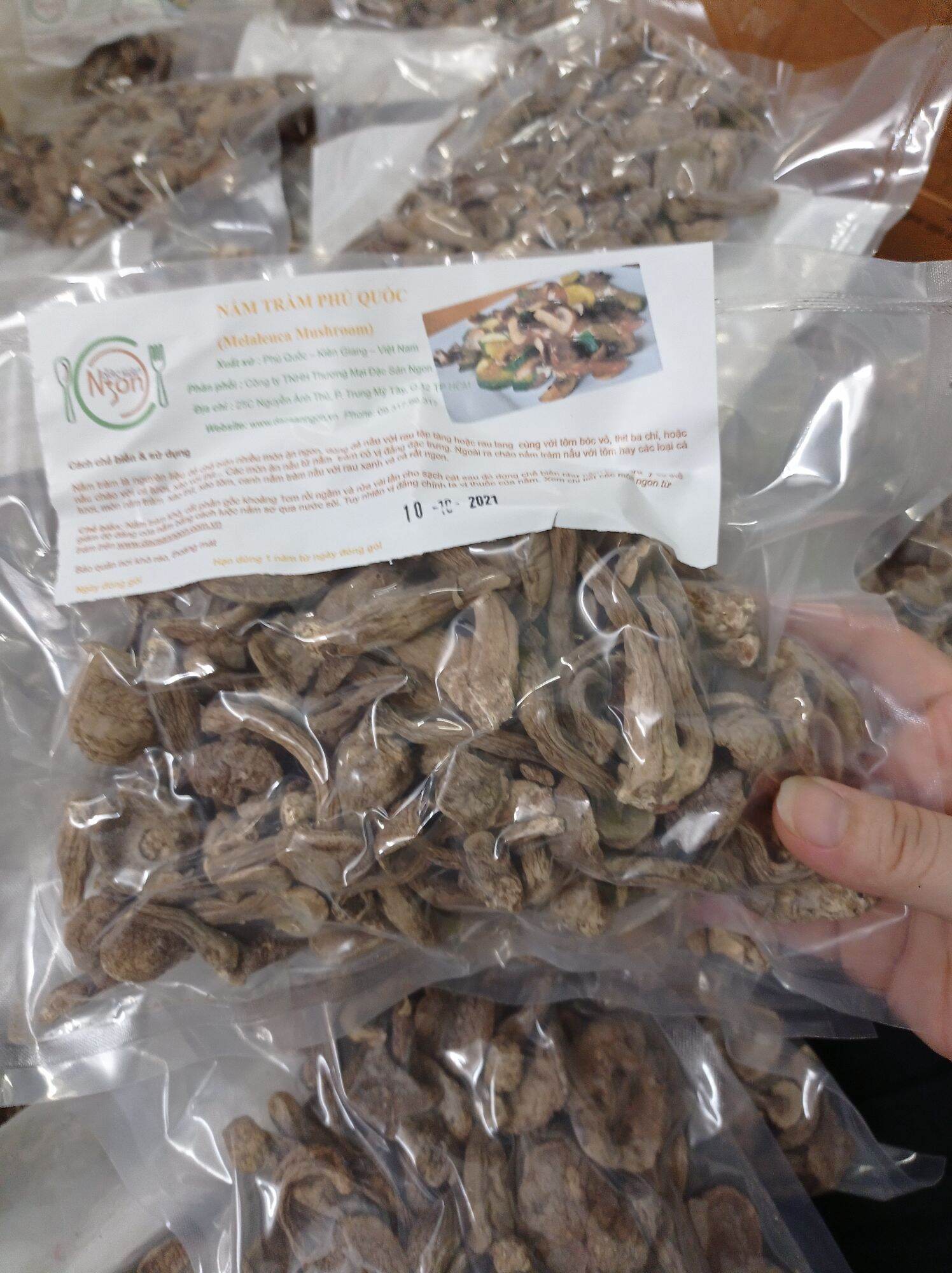 NẤM TRÀM PHÚ QUỐC- 200gr-PHU QUOC Melaleuca mushroom