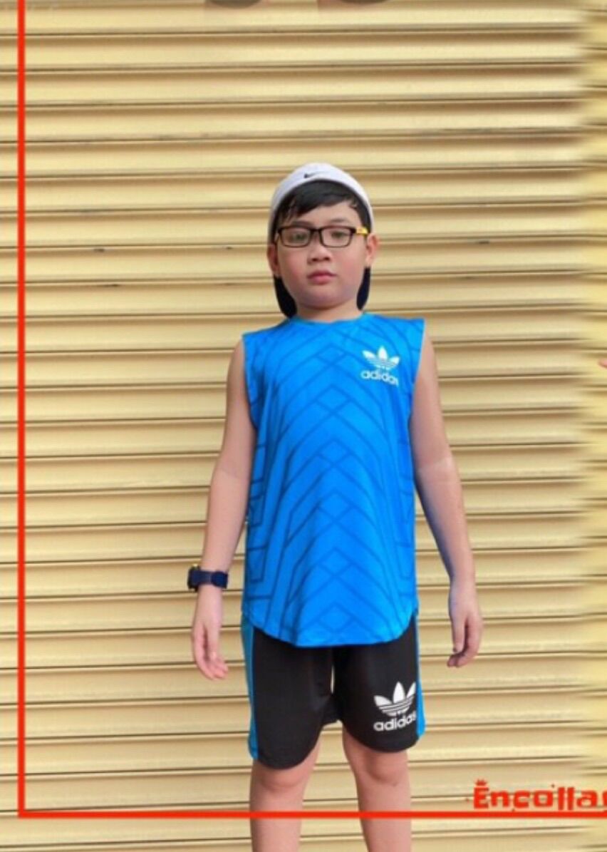 Bộ thun lạnh thể thao adidas kenkids