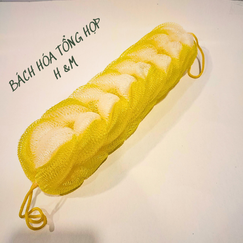 Bông tắm dài tạo bọt  -  lưới chà lưng.