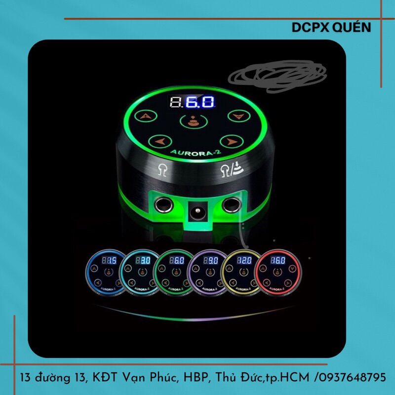 Nguồn ổn áp Aurora 2 chính hãng, phun xăm