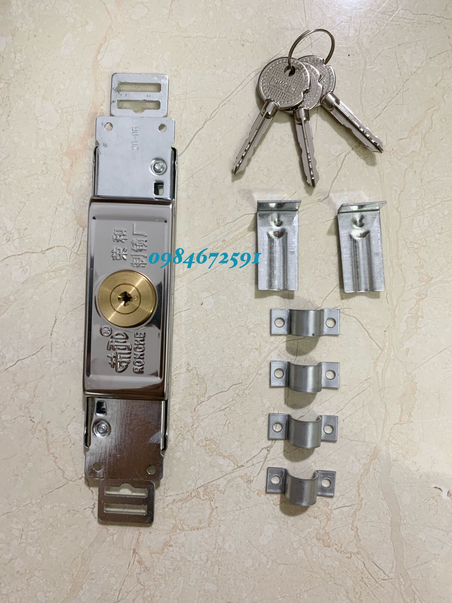 Khoá cửa cuốn cơ loại dày