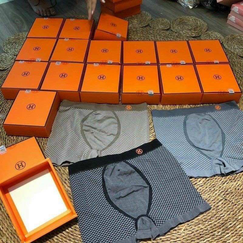 Sét 3 Quần Lót Nam Boxer- Quần Lót Đùi Nam Cotton chữ a