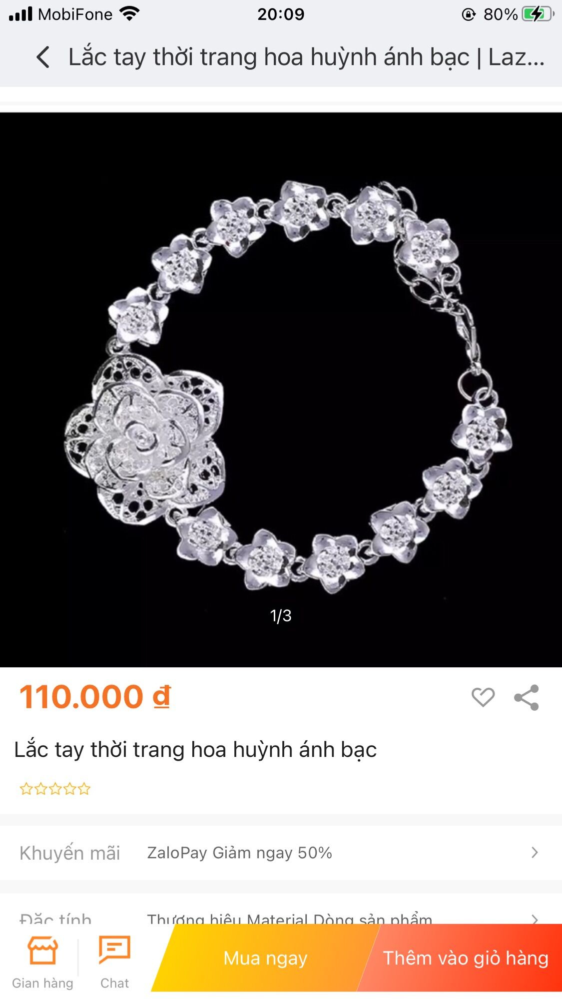 Lắc tay Hoa Quỳnh