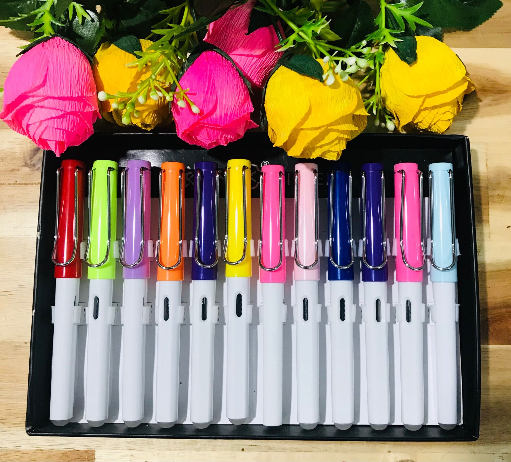 Combo 3 bút mực xoá được và 10 ống mực tẩy xoá