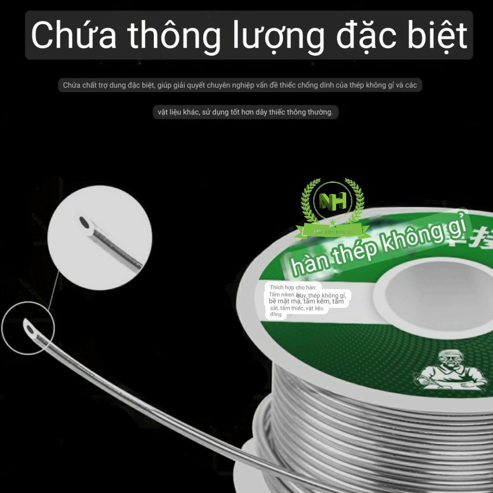 Thiếc Hàn Nhẹ Lửa Không Chứa Chì 63/37 Thông Lượng 2%