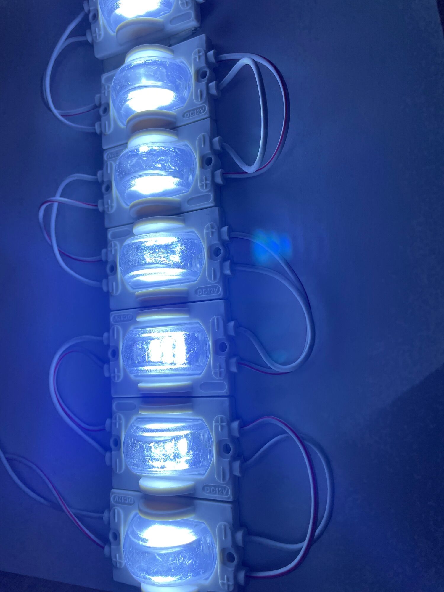 LED Bánh Xe Hắt Gầm Ô Tô Xe Tải - Điện 12Vol/24Vol - Dây 10 Bóng