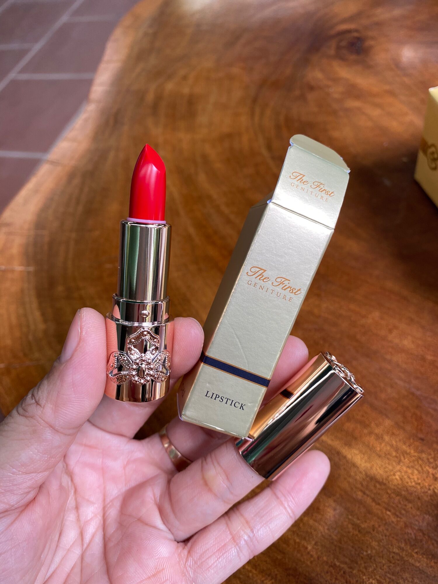 Ohui the First Pure Red Matte Lipstick Mini 1.3 Grams Date 2028